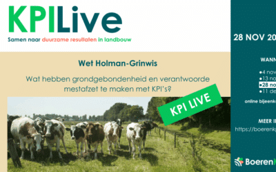 Grondgebondenheid en verantwoorde mestafzet: wet Holman-Grinwis